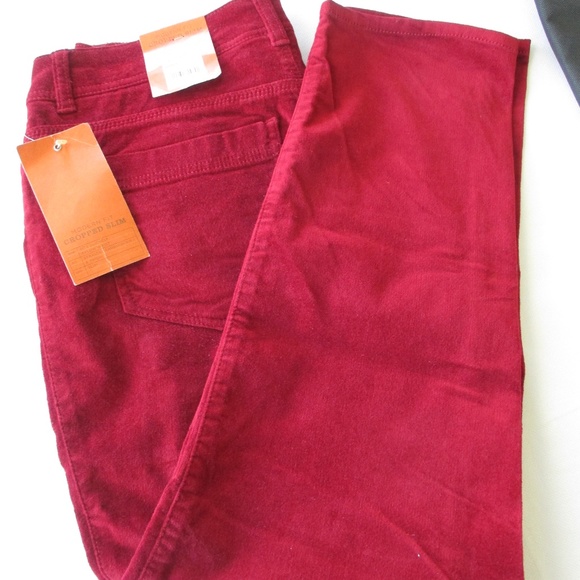 NWT - SONOMA velour jeans - sz 8 - MSRP $40.00 - Picture 1 of 2